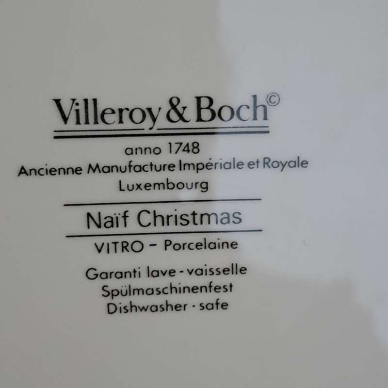Villeroy & Boch Plate - Christmas