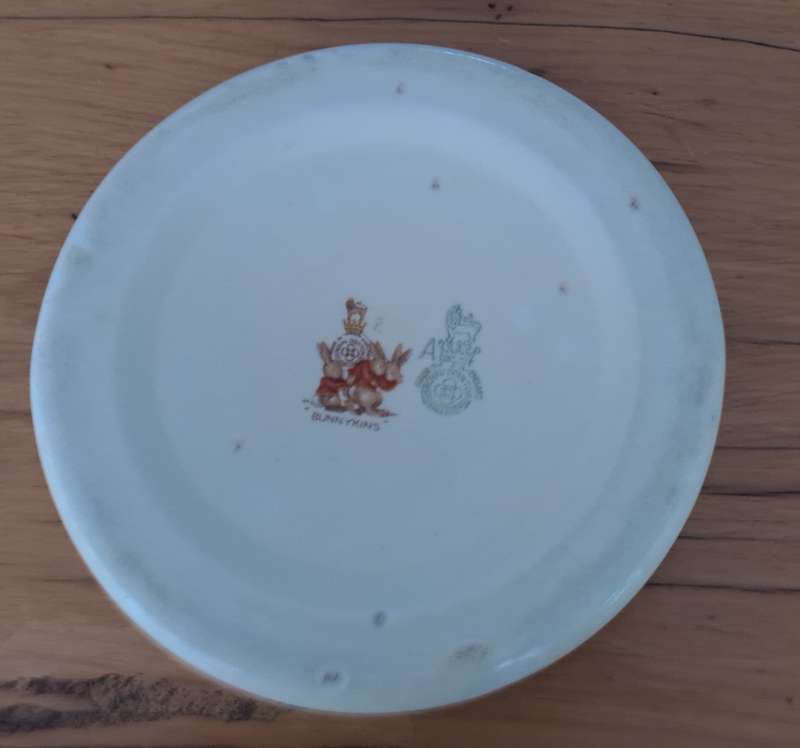 Royal Doulton Bunnykins Porridge Bowl - signed by Barbara Vernon