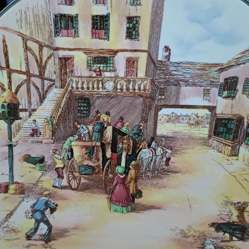 Royal Doulton Charger  - Old English Coaching Scenes