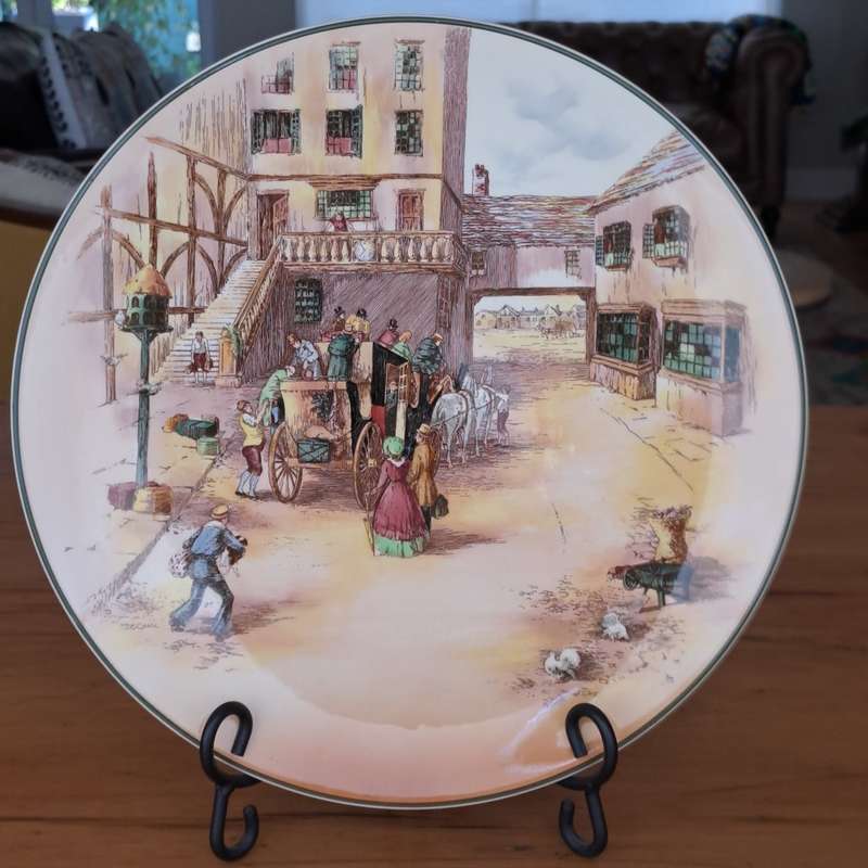 Royal Doulton Charger  - Old English Coaching Scenes
