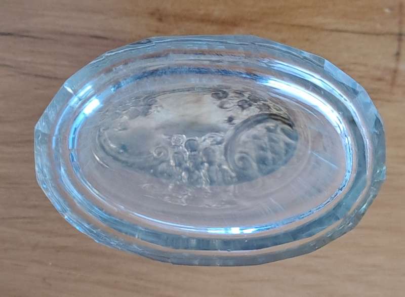 Hallmarked Silver Top Dressing Table Bottle (Price reduced)