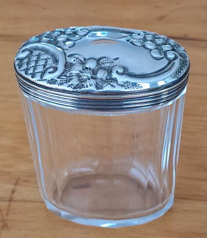Hallmarked Silver Top Dressing Table Bottle (Price reduced)