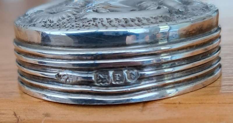 Hallmarked Silver Top Dressing Table Bottle (Price reduced)