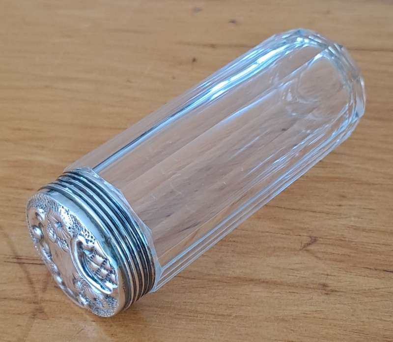 Hallmarked Silver Top Dressing Table Bottle (Price reduced)