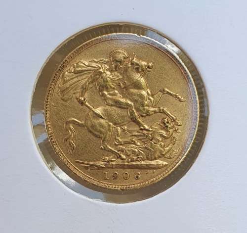 1906 Gold Sovereign Edward VII London