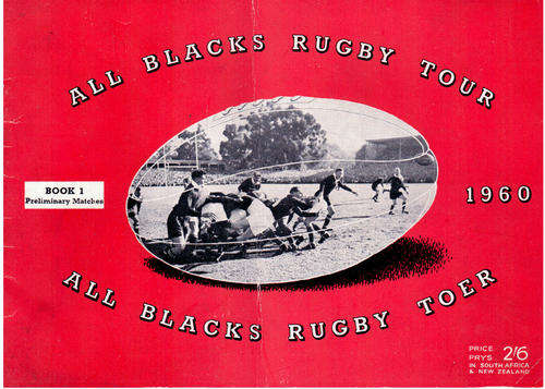 ALL BLACKS RUGBY TOUR 1960