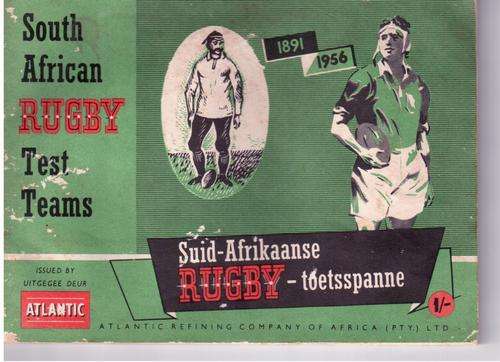 South African Rugby Test Teams
