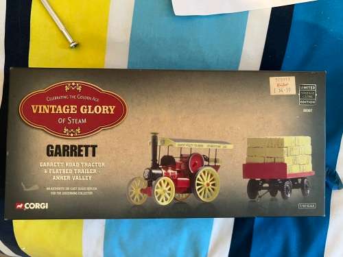 Corgi - 1920 Garrett 4CD Road Tractor, Trailer & Load (80307)