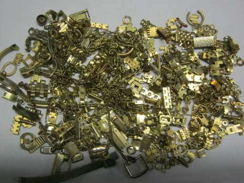 PLEASE READ~PILE JEWELERY BITS, CHAINS NECKLACES, WATCH STRAPS NO GOLD