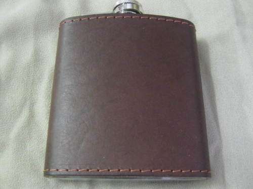 GENUINE LEATHER HIP FLASK