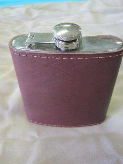 GENUINE LEATHER HIP FLASK