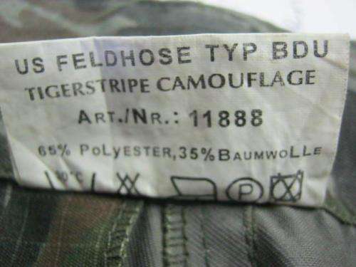 US TIGER STRIPE CAMOUFLAGE
