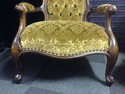 ANTIQUE GRANDMA AND GRANDPA CHAIRS (HIS AND HERS) SET