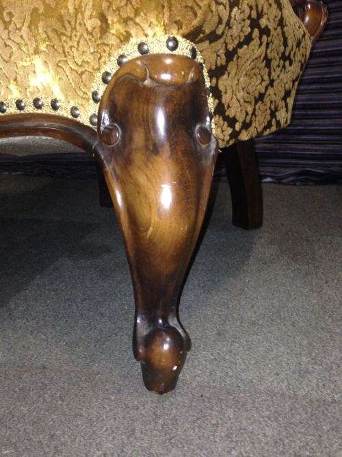 ANTIQUE GRANDMA AND GRANDPA CHAIRS (HIS AND HERS) SET