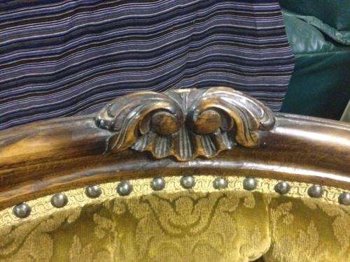 ANTIQUE GRANDMA AND GRANDPA CHAIRS (HIS AND HERS) SET