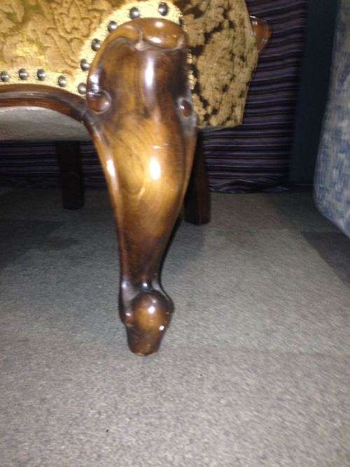 ANTIQUE GRANDMA AND GRANDPA CHAIRS (HIS AND HERS) SET