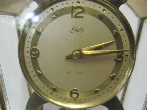 SCHATZ #59  8 DAY CARRIAGE CLOCK