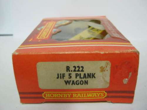 Hornby ~ JIF 5 PLANK WAGON R.222