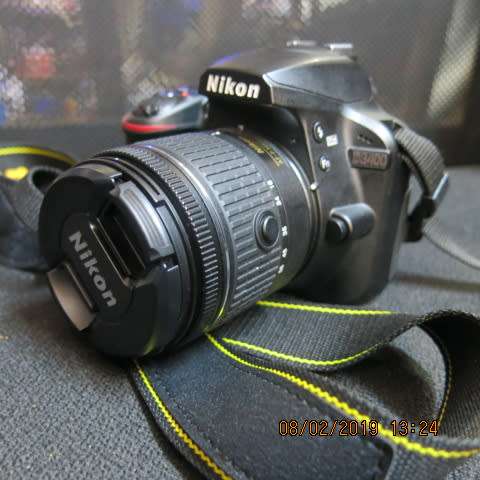 NIKON D3400 WITH AF-PDX NIKKOR 18-55MM LENS