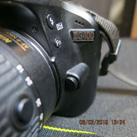 NIKON D3400 WITH AF-PDX NIKKOR 18-55MM LENS