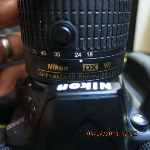 NIKON D3400 WITH AF-PDX NIKKOR 18-55MM LENS