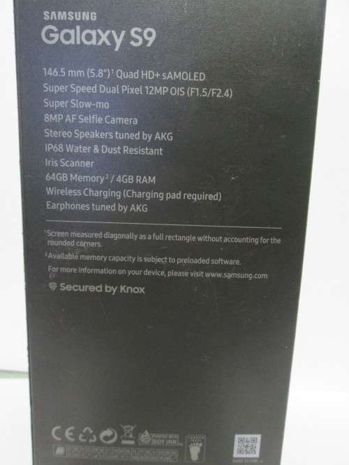 SAMSUNG S9 64GB TITANIUM GRAY