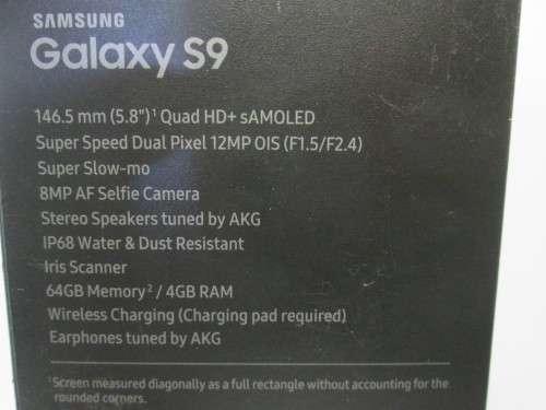SAMSUNG S9 64GB TITANIUM GRAY