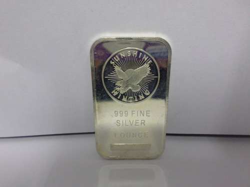SILVER 1oz. INGOT 0.999 SILVER