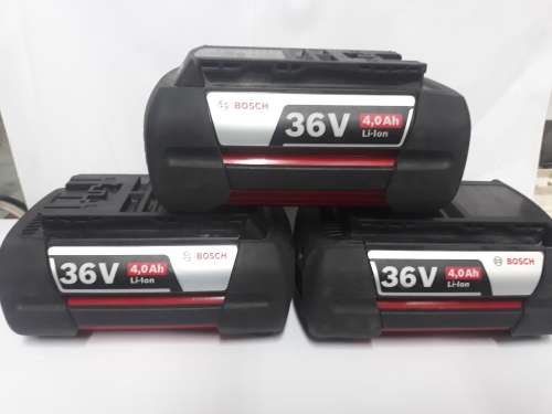 BOSCH 36V 4,0Ah Li-Ion battery x3