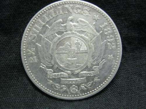 1892 ZAR TWO AND A HALF SHILLINGS