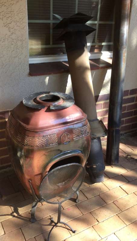 African Earth Fireplace