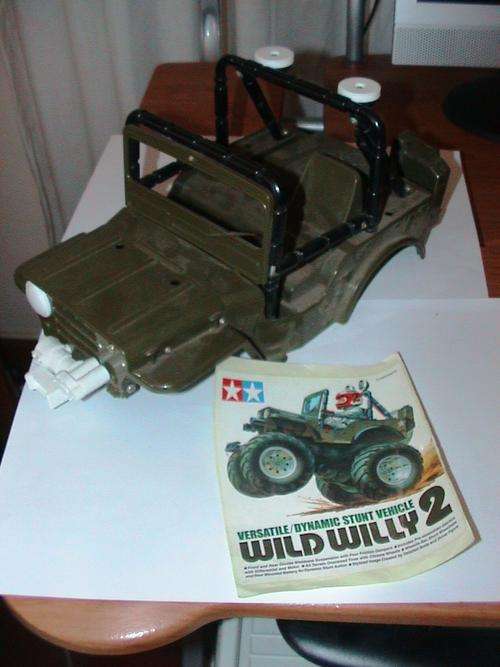 TAMIYA WILD WILLY 2 BODY FOR SPARES