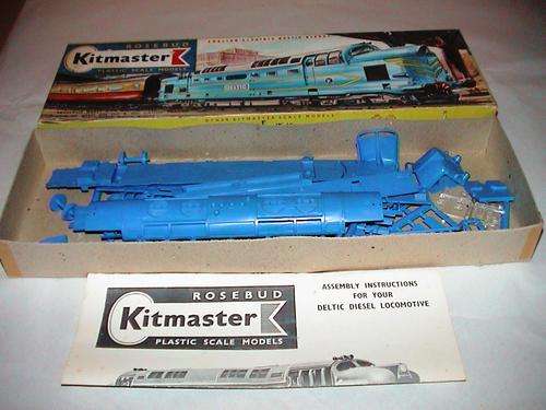 ROSEBUD KITMASTER PLASTIC SCALE MODELS ENGLISH ELECTRIC DELTIC DIESEL LOCOMOTIVE HO/OO GAUGE