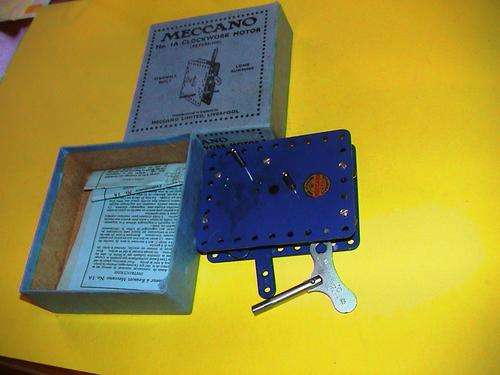 MECCANO LATE 30'S 1A CLOCKWORK MOTOR IN EXCELLENT CONDITION