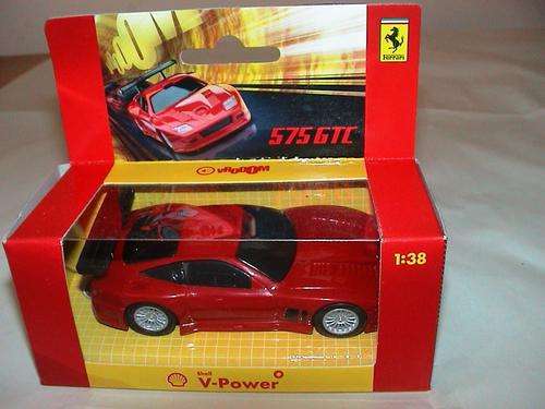FERRARI 575 GTC VROOM SOUND PLASTIC CAR SCALE 1:38 ISSUED BY SHELL