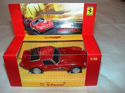 FERRARI 250 GTO VROOM SOUND PLASTIC CAR SCALE 1:38 ISSUED BY SHELL
