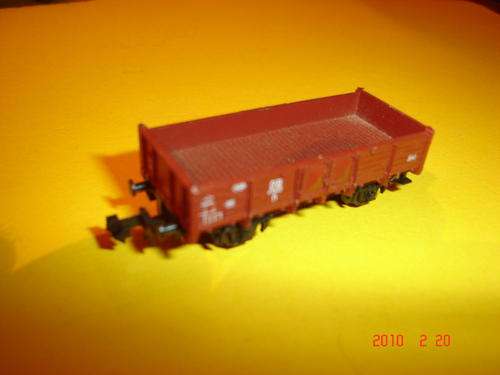 MINITRIX TRIX N GAUGE ? LOW SIDED WAGON 50 mm LONG IN EXCELLENT CONDITION