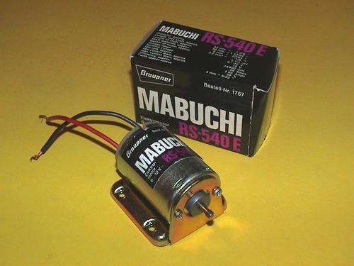 MABUCHI GRAUPNER ELECTRIC MOTOR 12 VOLT RS-540E