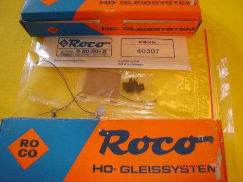 ROCO HO GAUGE 40307 COACH LIGHTING KIT X 3 MINT BOXED CONDITION