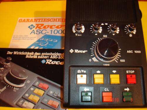 ROCO HO/N GAUGE ASC 1000 CONTROLLER AC/DC OUTPUT ETC. IN EXCELLENT CONDITION