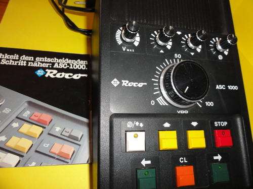 ROCO HO/N GAUGE ASC 1000 CONTROLLER AC/DC OUTPUT VARIABLE PRESET. IN EXCELLENT CONDITION