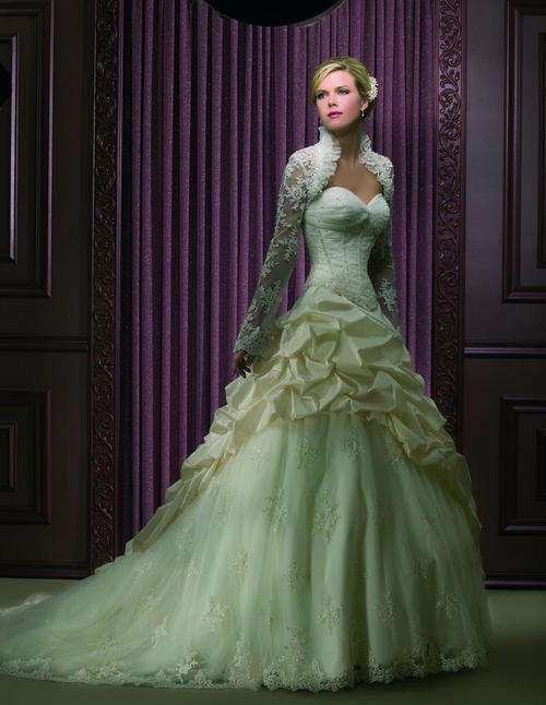 WEDDING DRESS (09jmhs053) - Get veil for free!