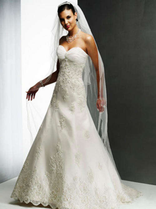 WEDDING DRESS - Get veil for free!