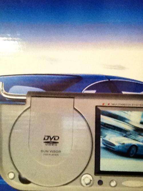 sun visor car dvd player