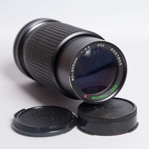 Must go: Tokina 80-200mm f4.5 Close Focus Lens for Canon FD