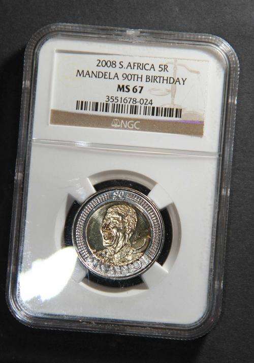###MS67 Mandela 90th Birthday R5### High  Grade