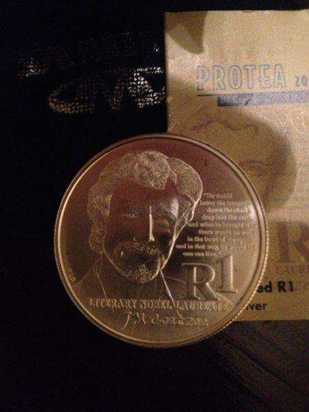 2011 SILVER R1 JM COETZEE, IN SAM BAG WITH COA. A BEAUTY!!!