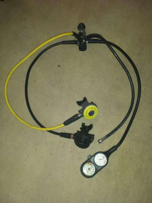 Mares MR12 dfc with Mares Rebel regulator and Mares Axis Pro Octo