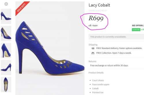 Daniella Michelle Heels (8) - Blue