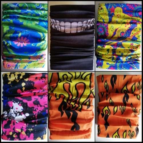 2 x FUNKY BUFFS (ADULT SIZE) - USE INSTEAD OF A MASK (Choose designs after auction)